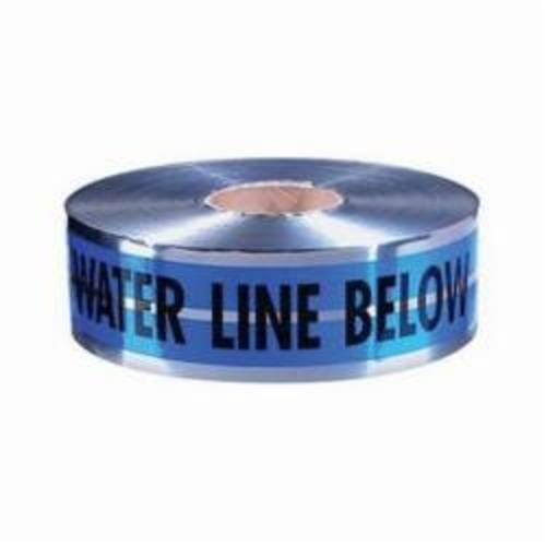 Empire® 31-022 Multi-Layer Premium Detectable Tape, Black/Blue/Silver, 1000 ft L x 3 in W x 5 mil THK